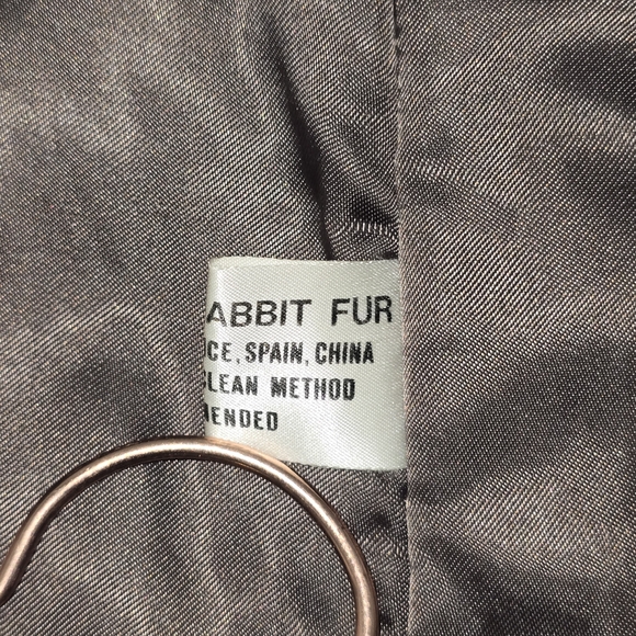 Vintage Genuine Rabbit Fur Mademoiselle Long Coat - Picture 9 of 9